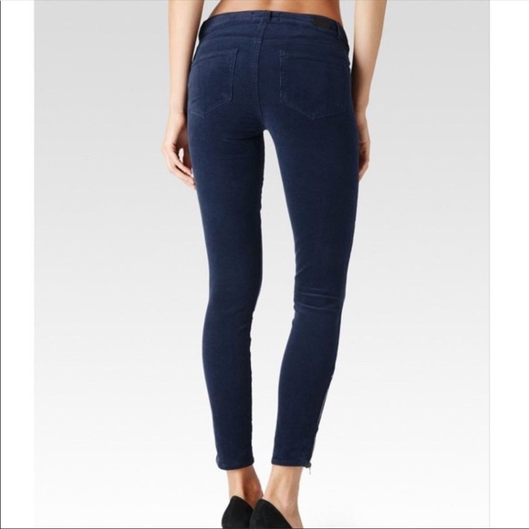 PAIGE Corduroy Stretch Skinny Pants Ankle Zipper Size 29. Fits like size 6/7-ish - Picture 6 of 14